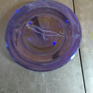 Set Of Four Elegant Cobalt Blue 10" Dinner Plates